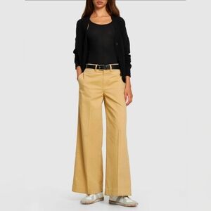 NWT | FRAME Wide Leg Tomboy Trouser | Khaki Color | Size 25